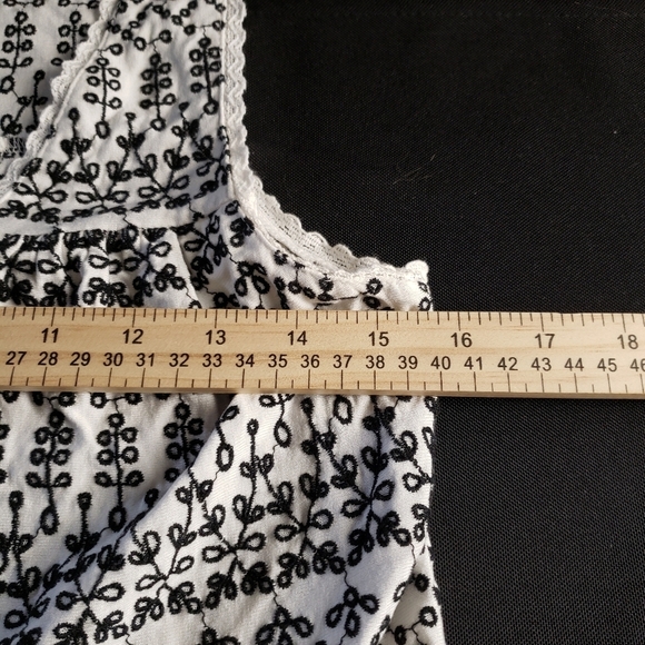 Anthropologie Maeve Embroidered Peplum‎ Tank Top XS - Picture 5 of 5